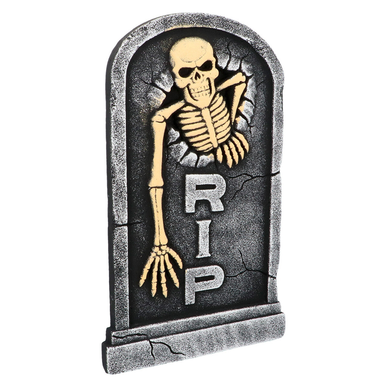 Op deze afbeelding zie je een Decoratie, van het merk Boland. Grafsteen Skull Rip Decoratie