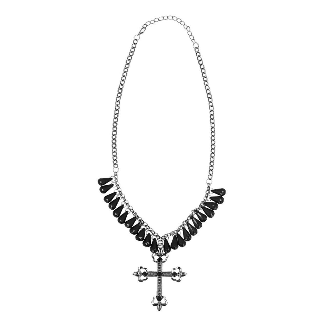 Op deze afbeelding zie je een Accessoires, van het merk Boland. Gothic Ketting Met Kruis
