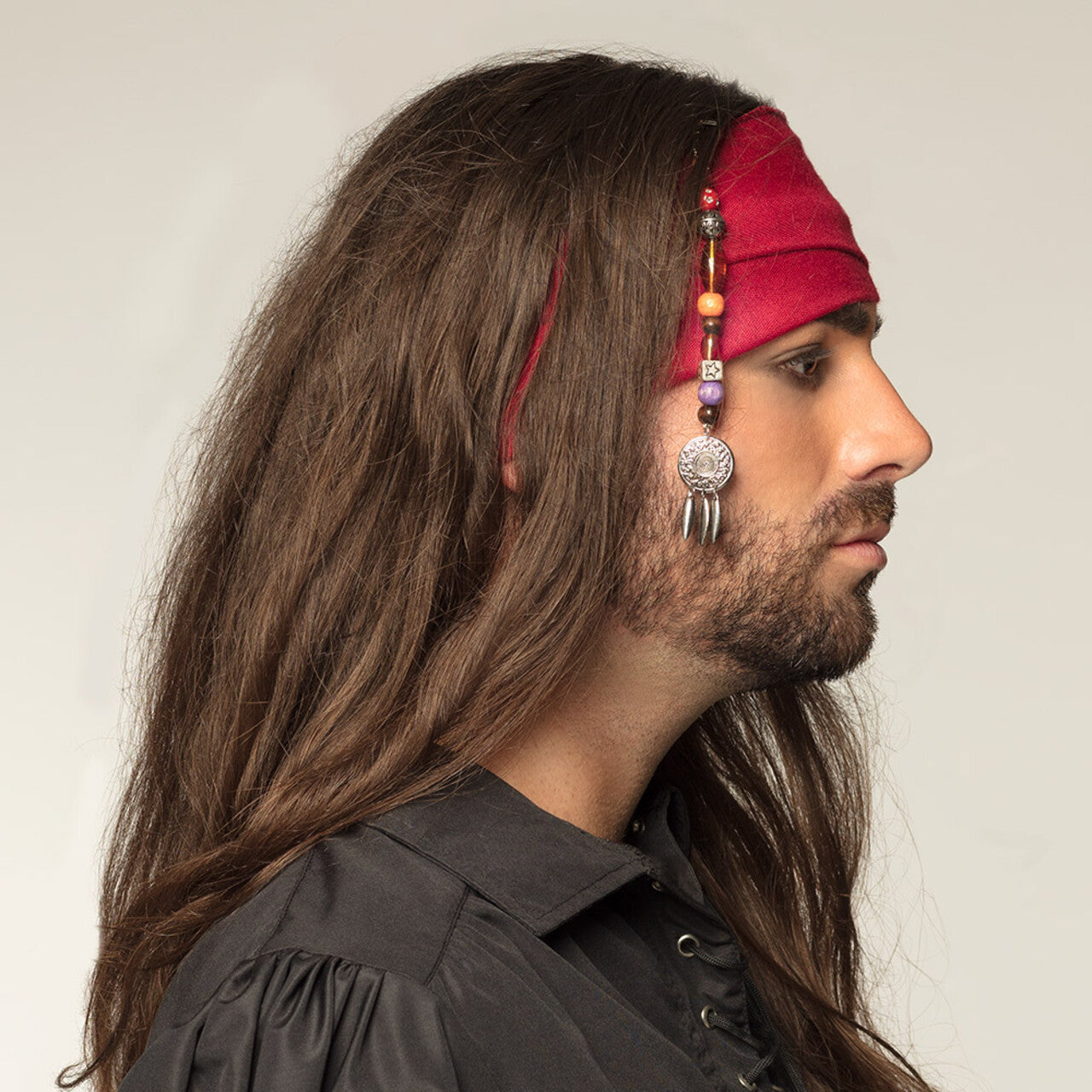 Op deze afbeelding zie je een Accessoires, van het merk Boland. Haarclip Piraat Met Kralen