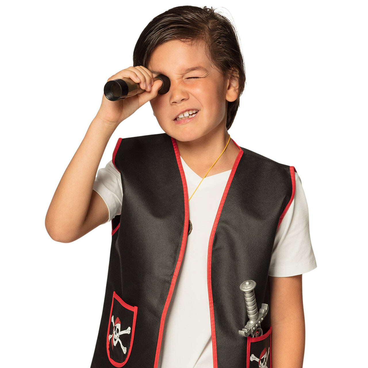 Op deze afbeelding zie je een Accessoires, van het merk Boland. Set Piraat Thomas Windvlaag