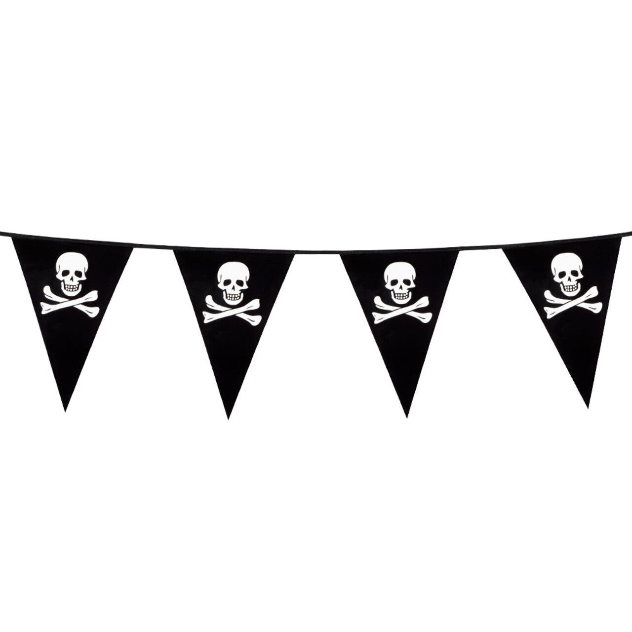 Op deze afbeelding zie je een Decoratie, van het merk Boland. Vlaggenlijn Piraten Feest 6 Meter