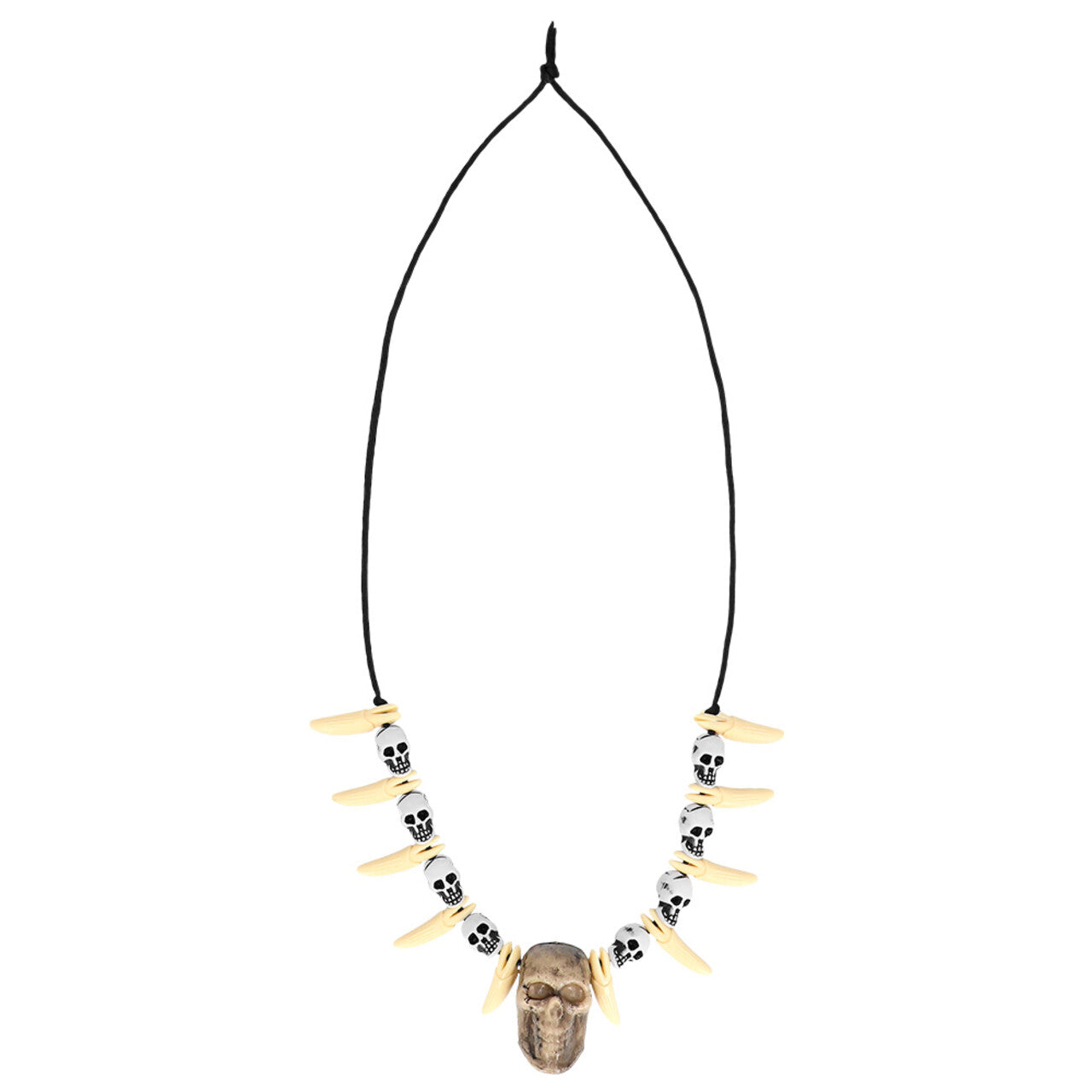 Op deze afbeelding zie je een Accessoires, van het merk Boland. Ketting Schedel Tand