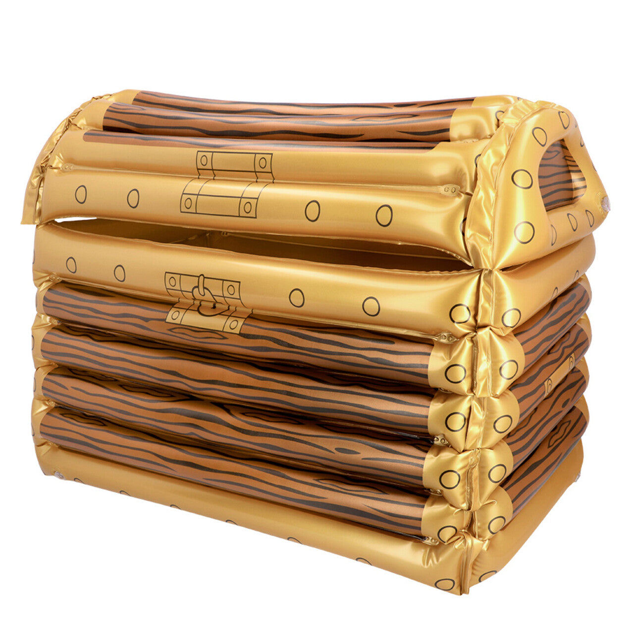 Op deze afbeelding zie je een Decoratie, van het merk Boland. Opblaasbare Koelbox Schatkist (60 Cm)