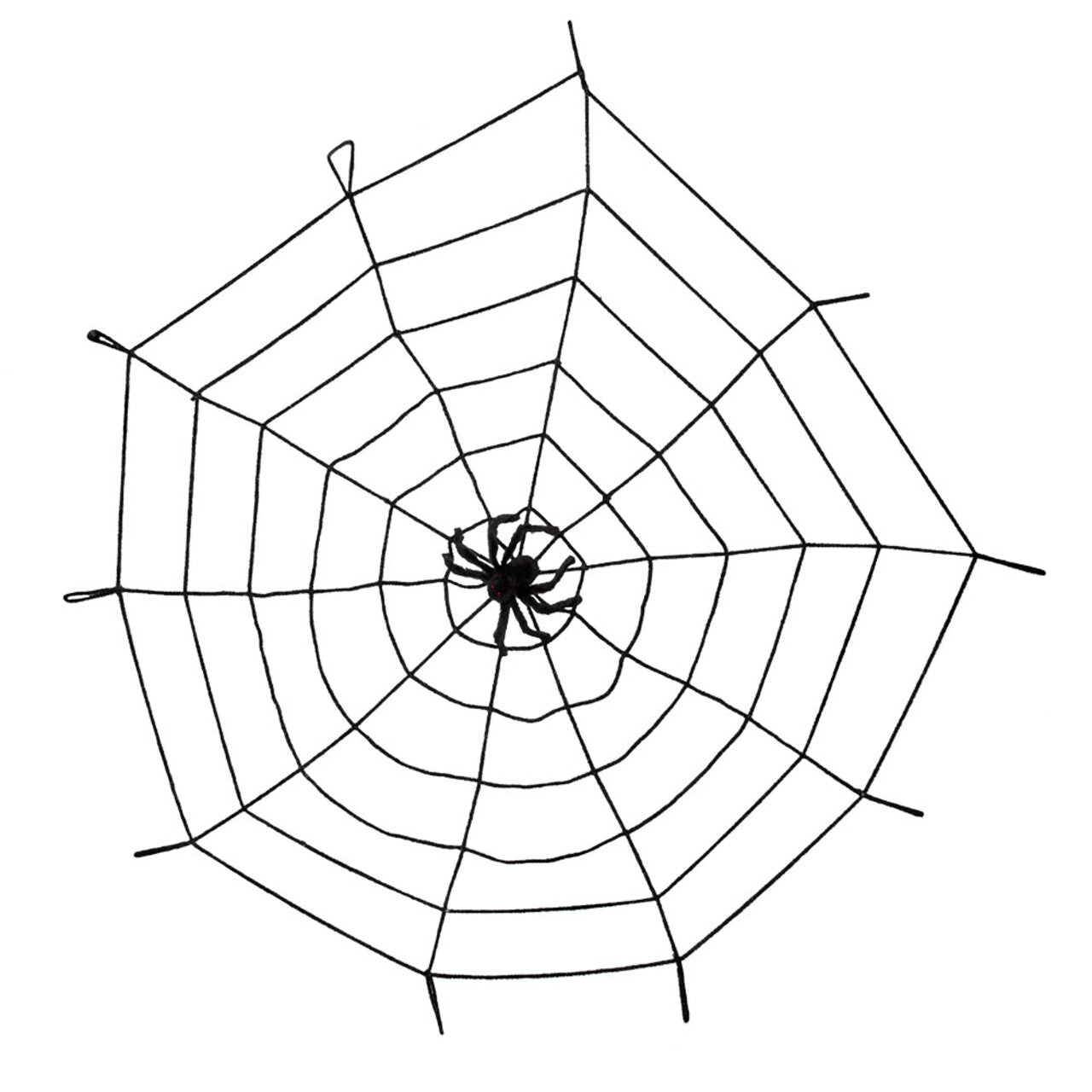 Op deze afbeelding zie je een Decoratie, van het merk Boland. Spinnenweb Elastisch 150 Cm Met Spin