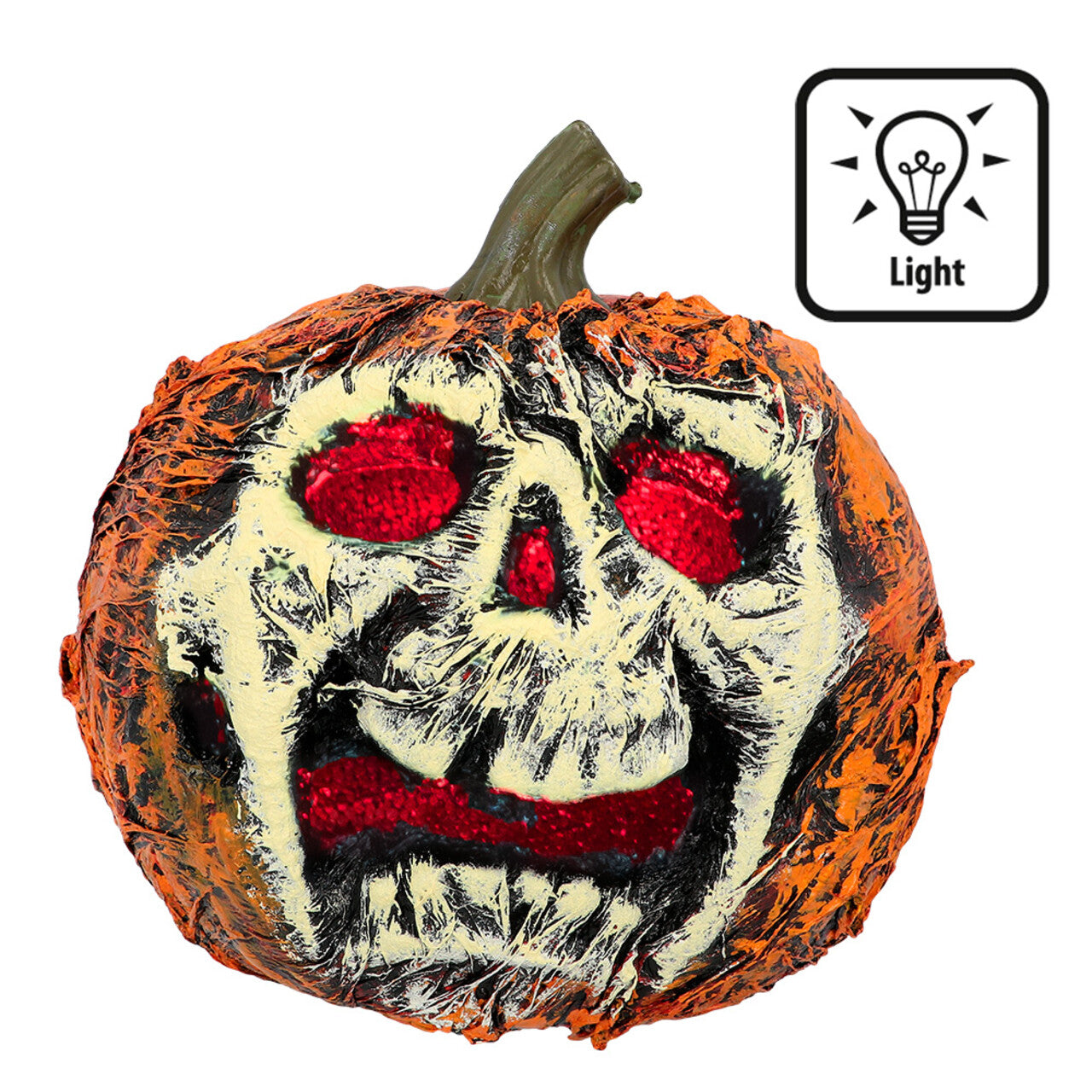 Op deze afbeelding zie je een Decoratie, van het merk Boland. Decoratie Pompoen Fright Light