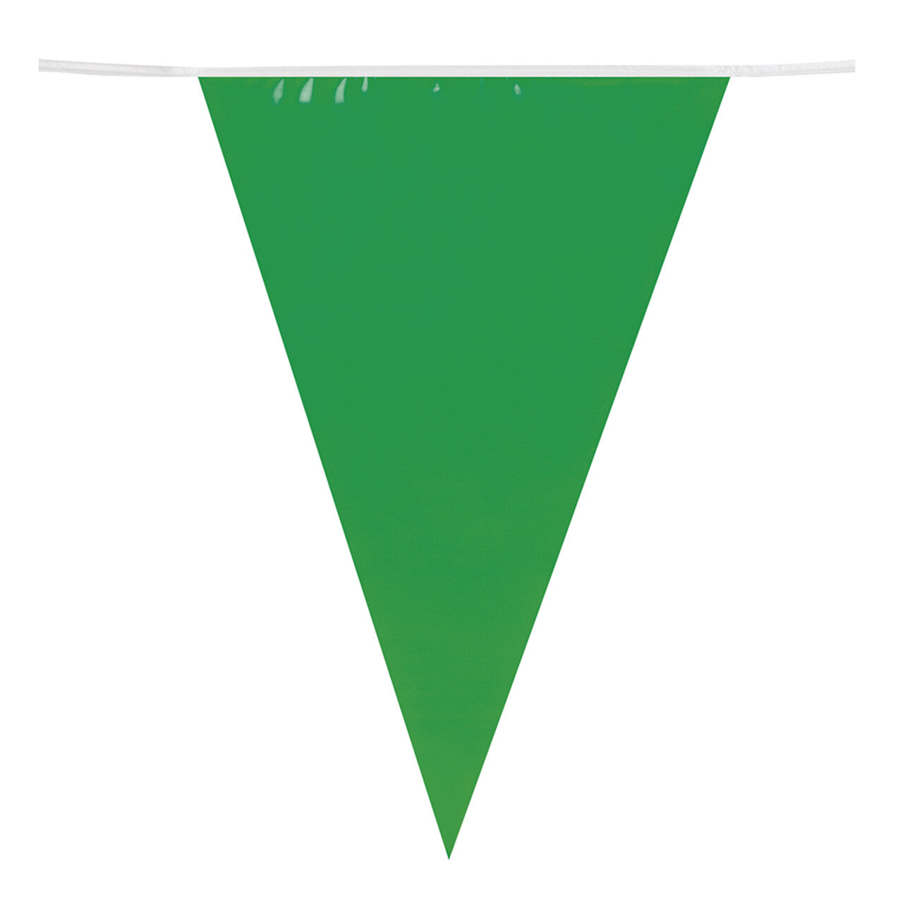 Op deze afbeelding zie je een Decoratie, van het merk Boland. Pe Vlaggenlijn Groen / Wit