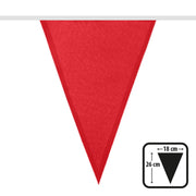 Op deze afbeelding zie je een Decoratie, van het merk Boland. Polyester Vlaggenlijn Rood 6 Meter