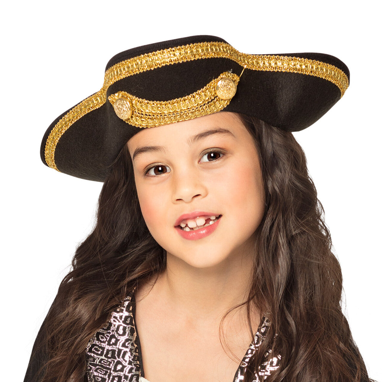 Op deze afbeelding zie je een Accessoires, van het merk Boland. Piratenhoed Kind Ar Ar