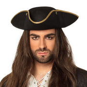 Op deze afbeelding zie je een Accessoires, van het merk Boland. Piratenhoed Admiraal Henry Hoogwater