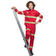 Op deze afbeelding zie je een Kostuums, van het merk Boland. Brandweerman Vurige Sam Jongen Kostuum