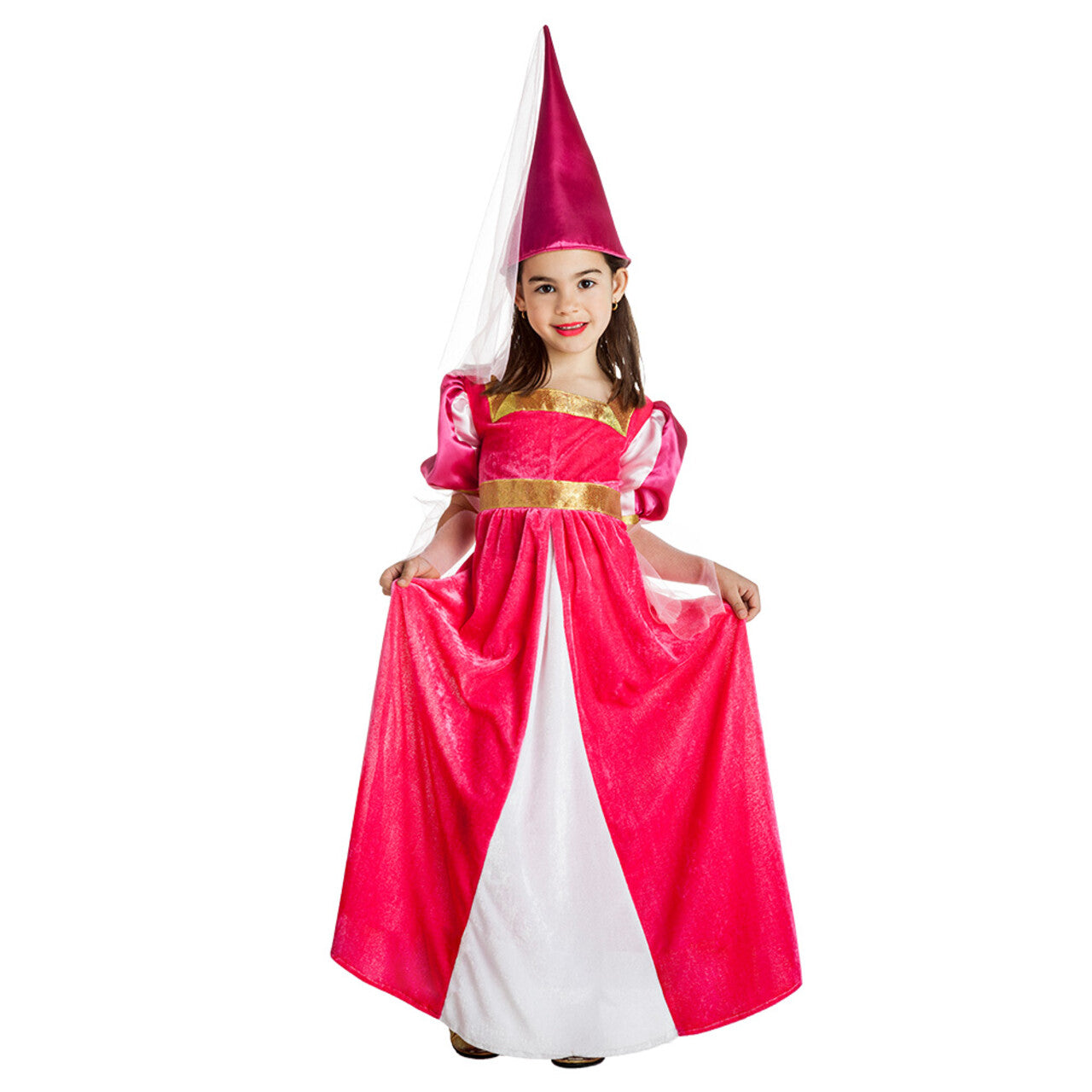 Op deze afbeelding zie je een Kostuums, van het merk Boland. Jonkvrouw Fee Prinses Eleanor Meisje Kostuum