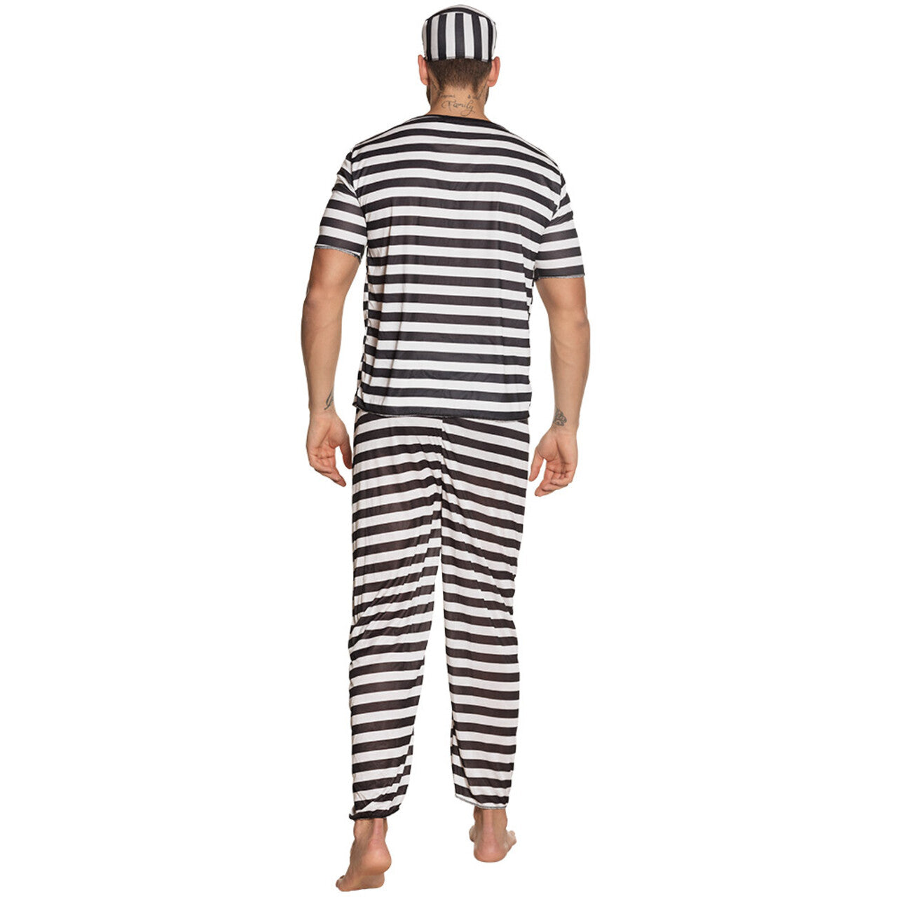 Op deze afbeelding zie je een Kostuums, van het merk Boland. Gevangene Oh Jay Crime Man Kostuum