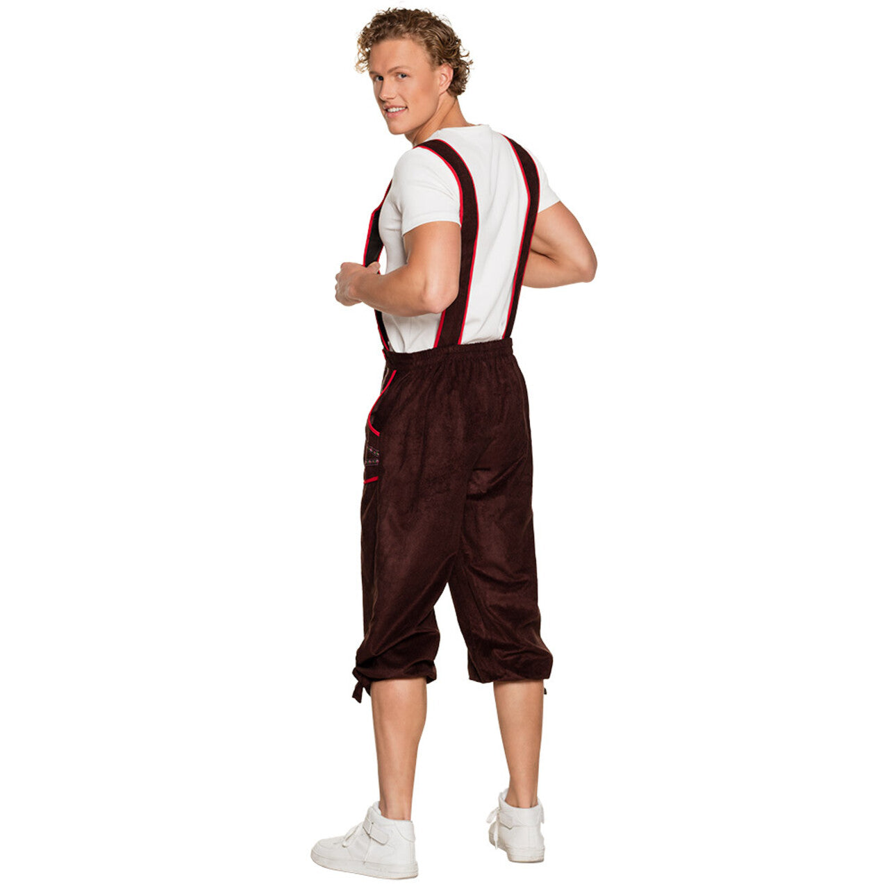 Op deze afbeelding zie je een Kostuums, van het merk Boland. Klaus Winterliebe Lederhose Man