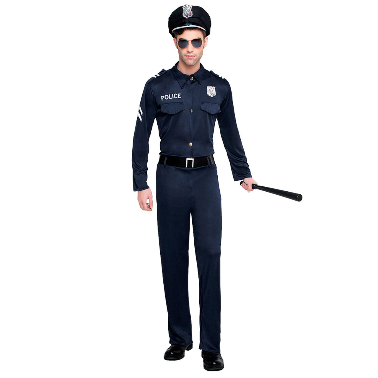 Op deze afbeelding zie je een Kostuums, van het merk Boland. Politieagent Bobby Man Kostuum