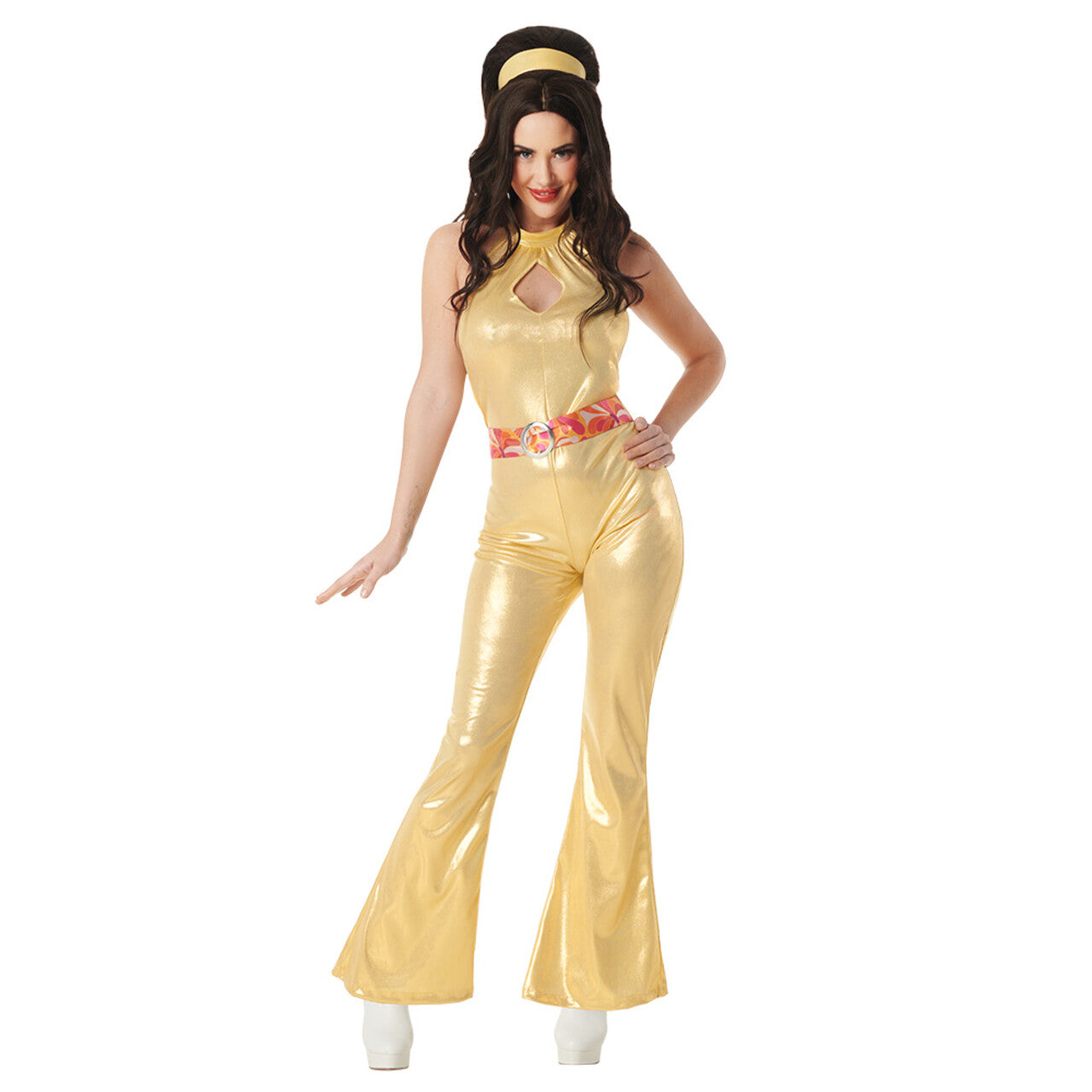 Op deze afbeelding zie je een Kostuums, van het merk Boland. Funky Doll Queen Vrouw Kostuum