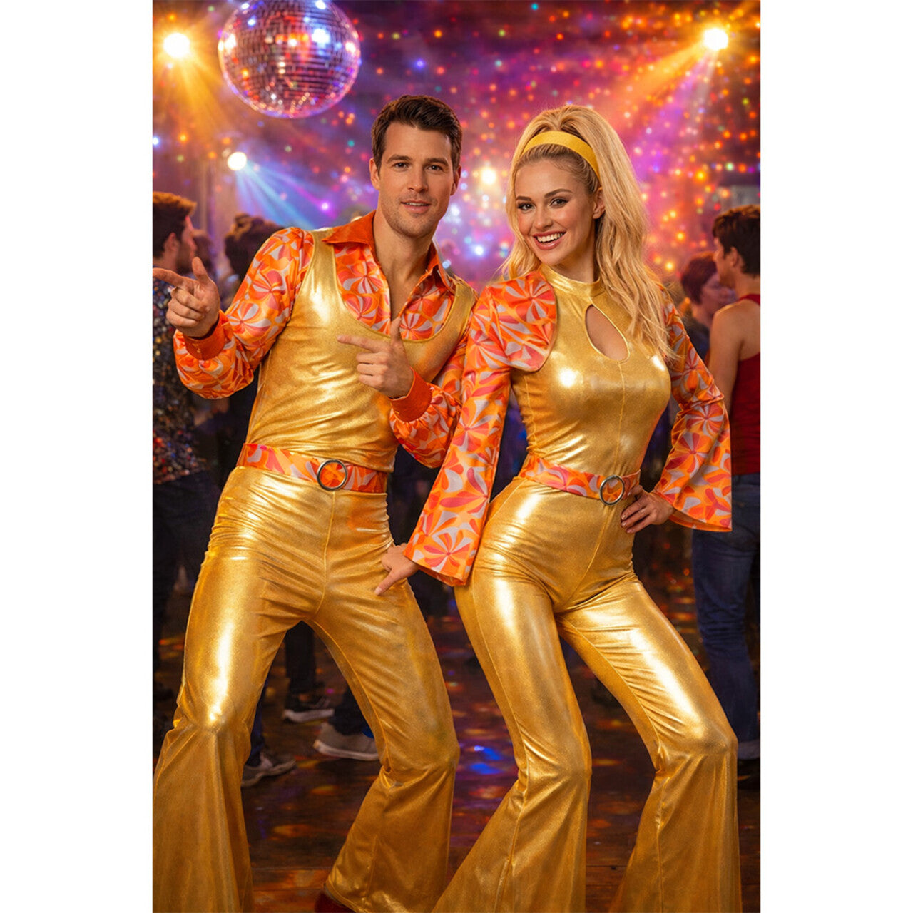 Op deze afbeelding zie je een Kostuums, van het merk Boland. Funky Doll Queen Vrouw Kostuum
