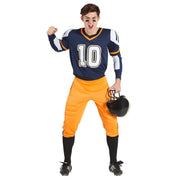 Op deze afbeelding zie je een Kostuums, van het merk Boland. Tienerkostuum American Football Jongen