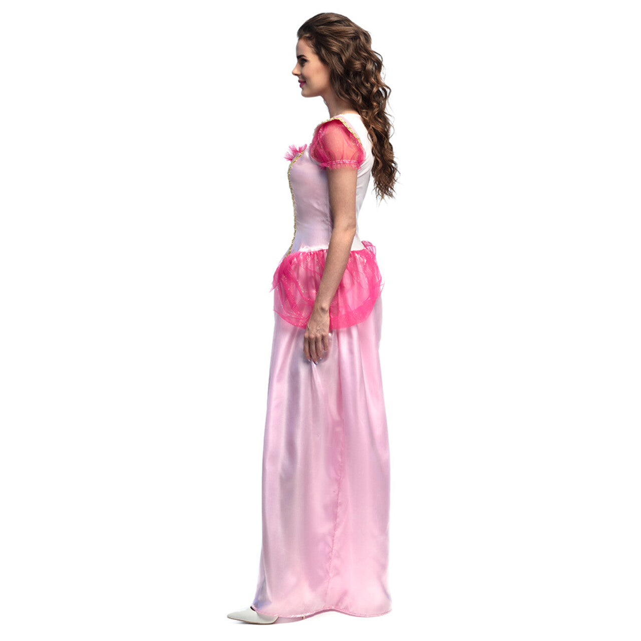 Op deze afbeelding zie je een Kostuums, van het merk Boland. Roze Droom Prinses Sophia Vrouw Kostuum