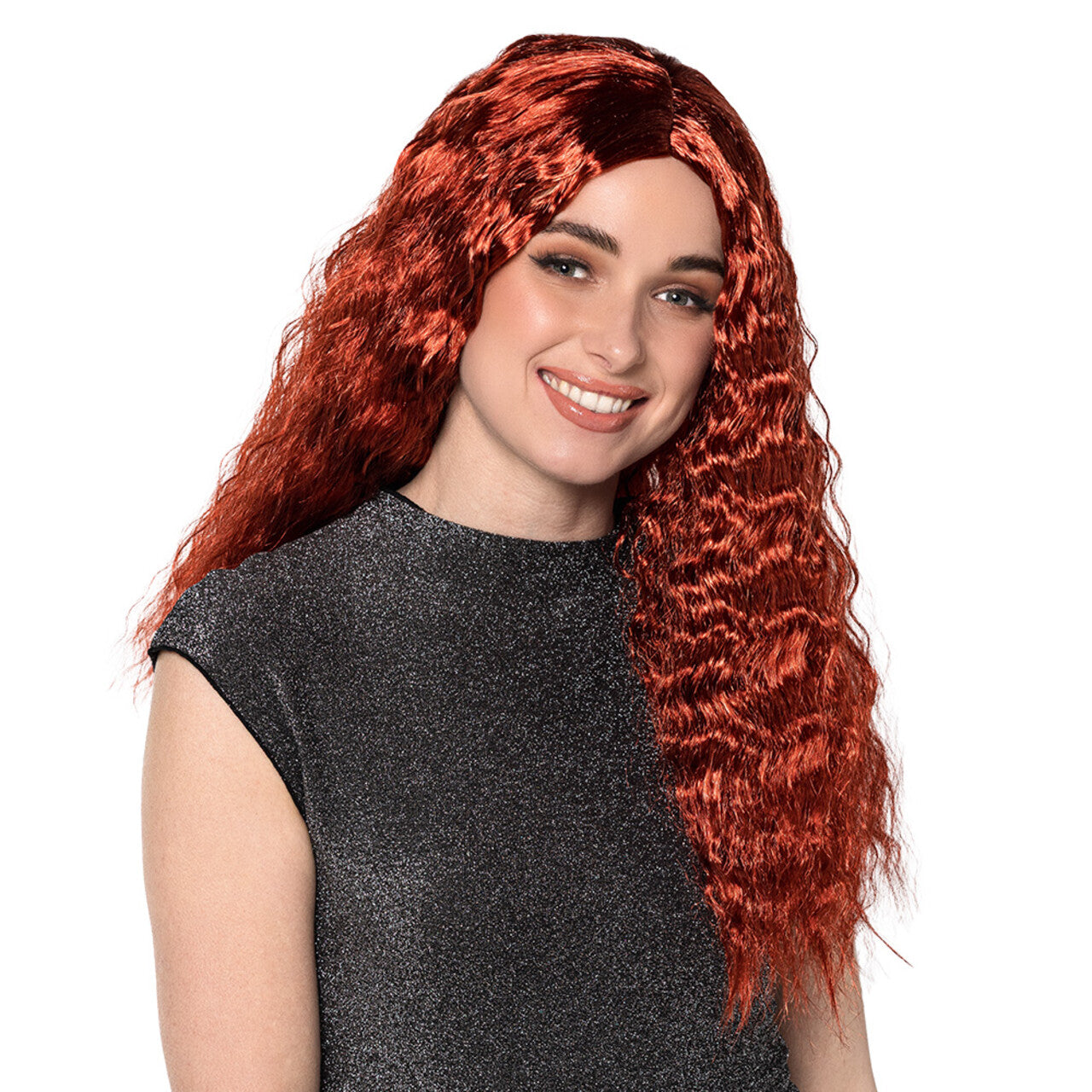 Op deze afbeelding zie je een Accessoires, van het merk Boland. Pruik Ginger Waves