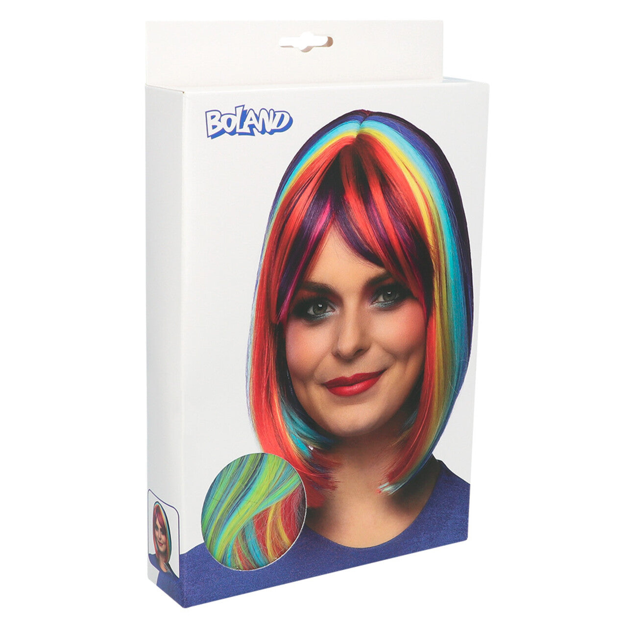 Op deze afbeelding zie je een Accessoires, van het merk Boland. Pruik Colour Rebel