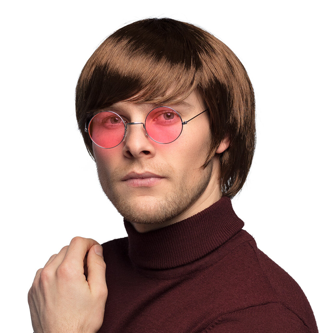 Op deze afbeelding zie je een Accessoires, van het merk Boland. Pruik John Lenman 70s