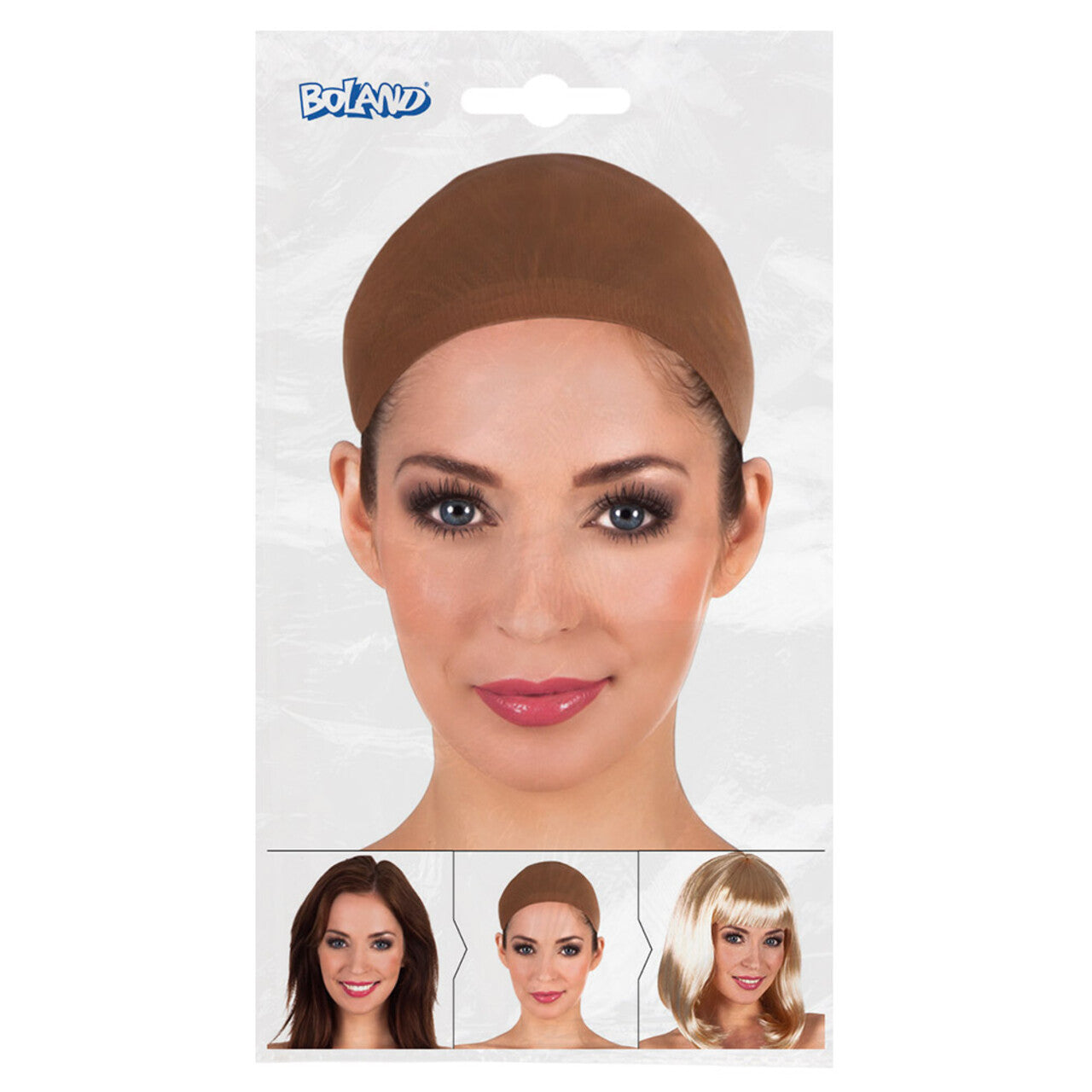 Op deze afbeelding zie je een Accessoires, van het merk Boland. Pruiken Haarnetje Beige