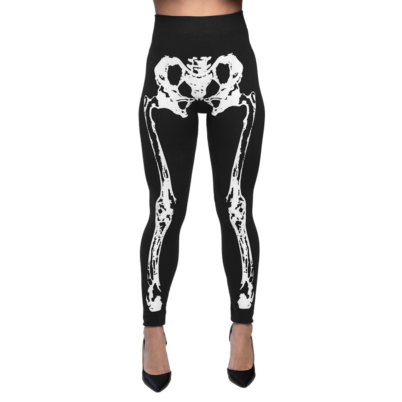 Op deze afbeelding zie je een Kostuums, van het merk Boland. Legging Bones Skelet Vrouw
