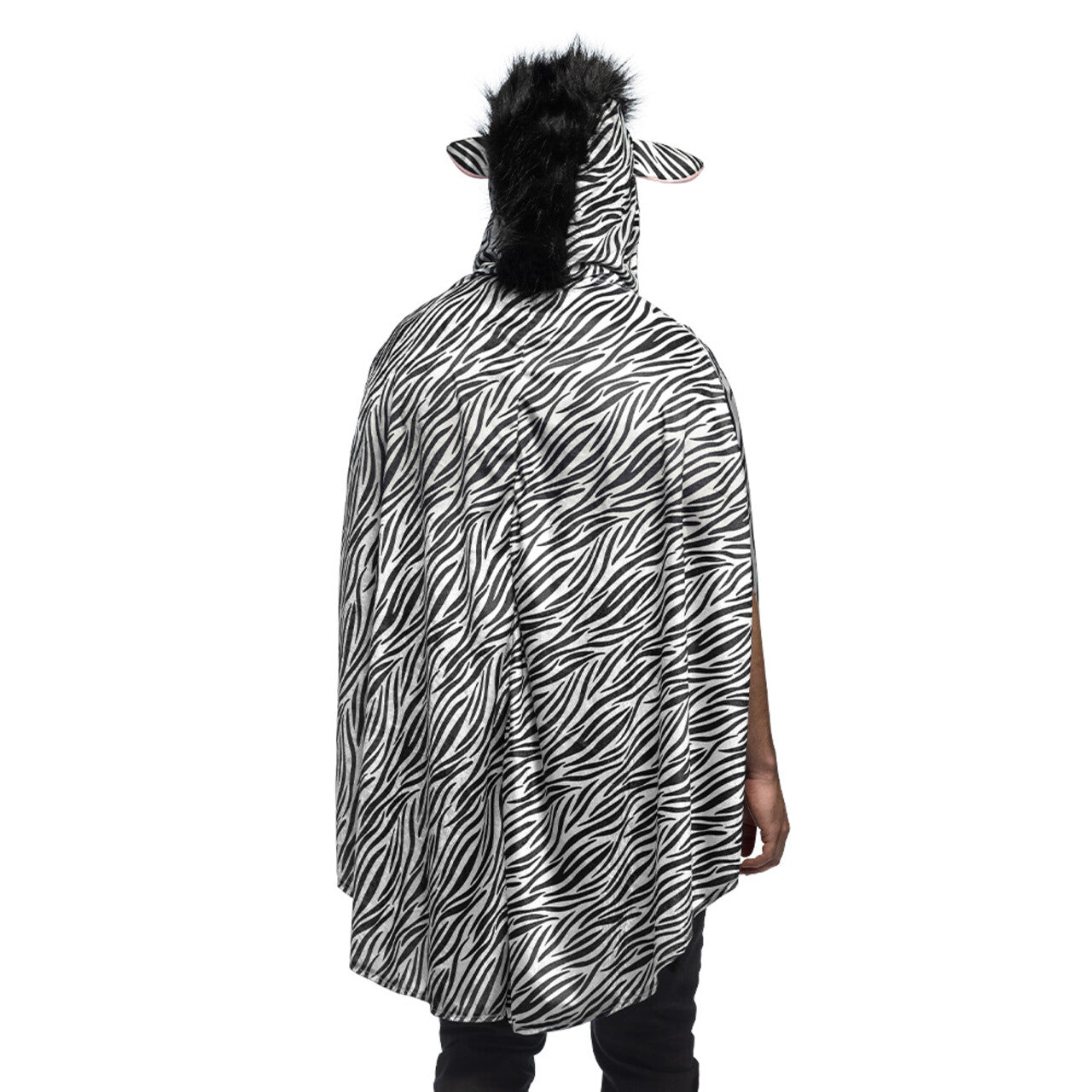 Op deze afbeelding zie je een Kostuums, van het merk Boland. Poncho Zebra Kostuum
