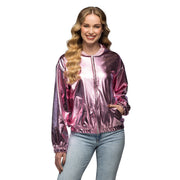 Op deze afbeelding zie je een Kostuums, van het merk Boland. Streetwise Jasje Metallic Roze Vrouw