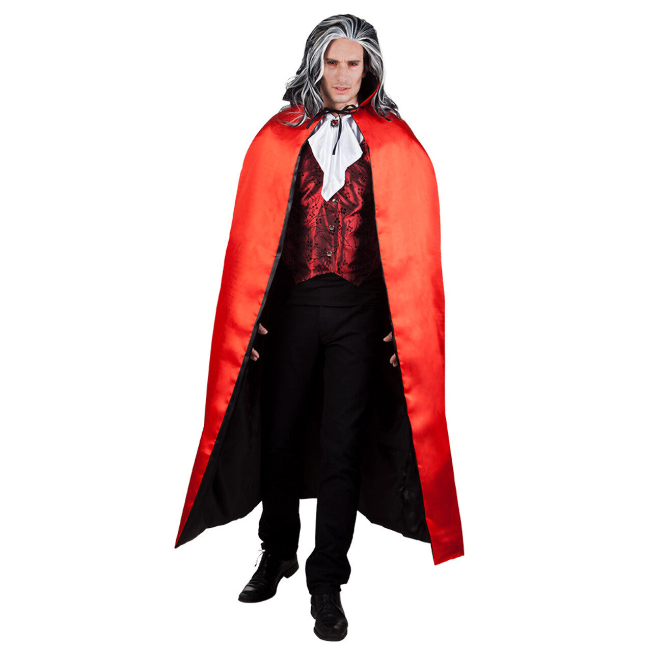 Op deze afbeelding zie je een Accessoires, van het merk Boland. Lange Cape Zwartrood Omkeerbaar
