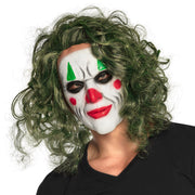 Op deze afbeelding zie je een Accessoires, van het merk Boland. Masker Met Haar De Grappige Clown Schurk