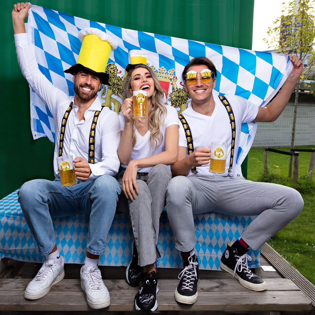 Op deze afbeelding zie je een Accessoires, van het merk Boland. Hoed Bierglas