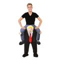 Op De Rug Van Donald Trump Man Kostuum