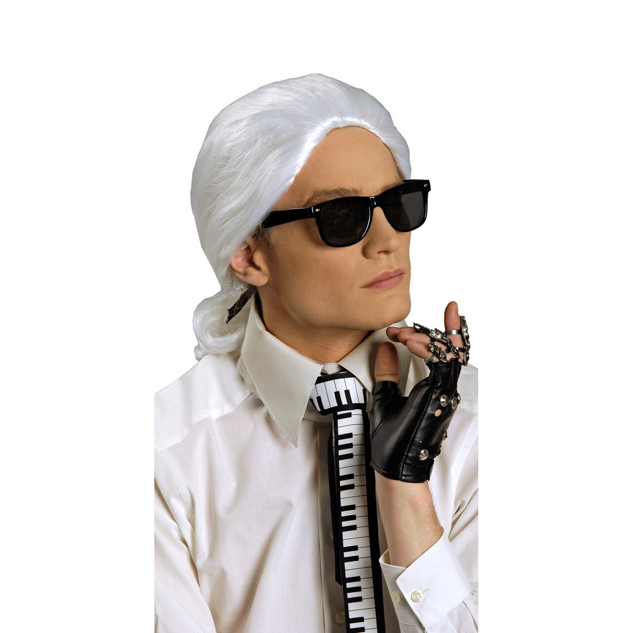 Op deze afbeelding zie je een Accessoires, van het merk Chaks. Pruik Karl Mode Icoon
