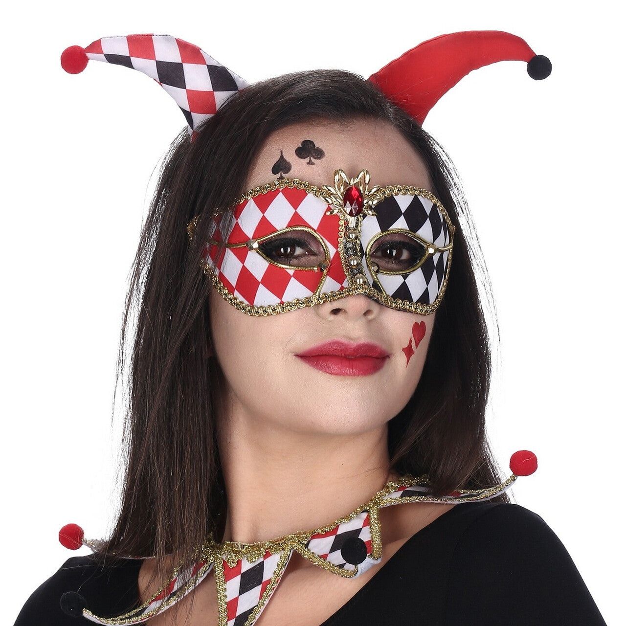 Op deze afbeelding zie je een Accessoires, van het merk Chaks. Gekke Harlekijn Hoofdband