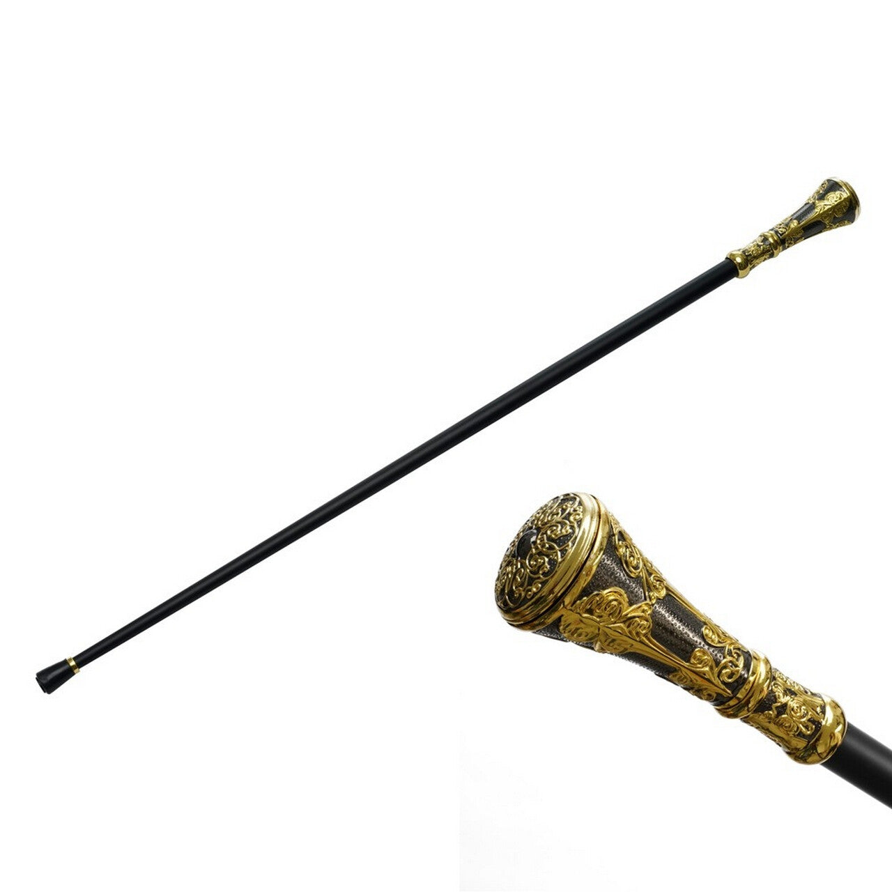 Op deze afbeelding zie je een Accessoires, van het merk Chaks. Wandelstok Gouden Barok