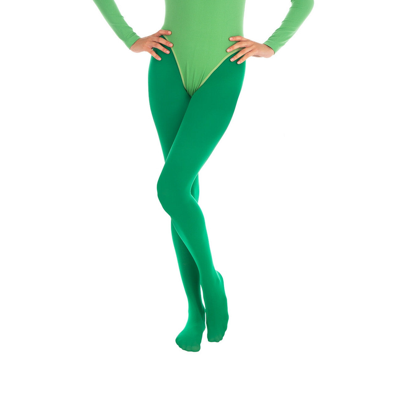 Op deze afbeelding zie je een Accessoires, van het merk Chaks. Panty Ondoorzichtig 60den Groen