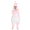 Zacht Zoet Roze Konijntje Bunny Hop Vrouw Kostuum