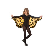 Op deze afbeelding zie je een Accessoires, van het merk Chaks. Oranje Vlinder Vleugels Cape
