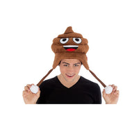 Op deze afbeelding zie je een Accessoires, van het merk Chaks. Poep Emoji Muts