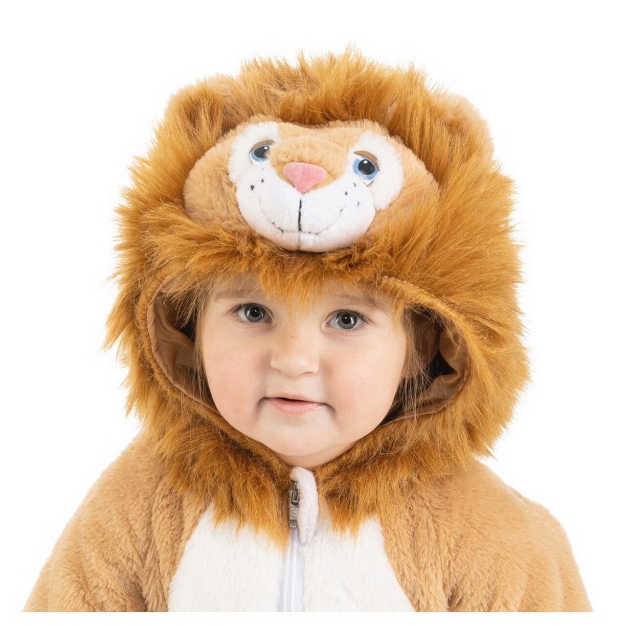 Op deze afbeelding zie je een Kostuums, van het merk Chaks. Baby Leeuw Woar Kind Kostuum
