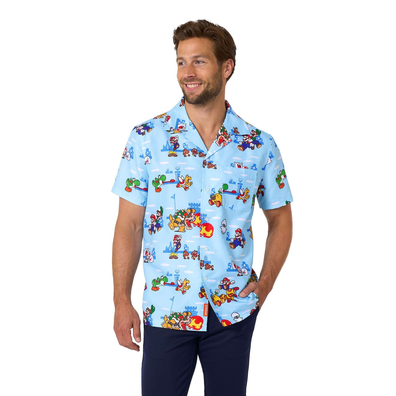 Op deze afbeelding zie je een Kostuums, van het merk Opposuits. Super Mario™ Adventures Man Kostuum