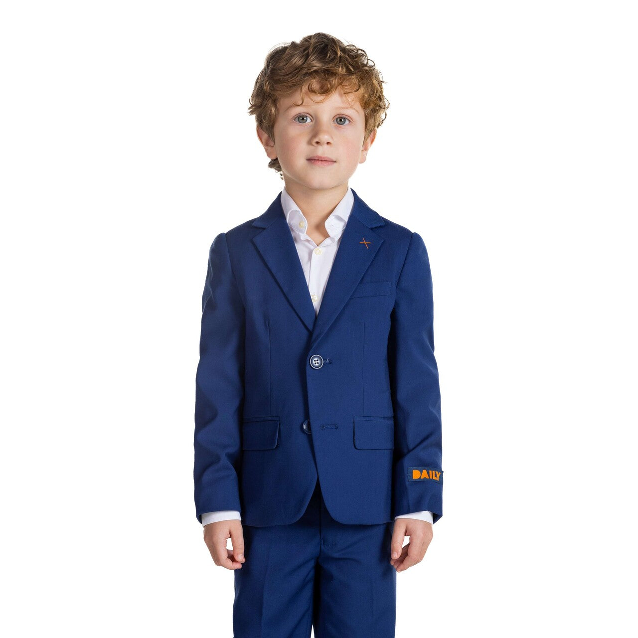 Op deze afbeelding zie je een Kostuums, van het merk Opposuits. Boys Daily Dark Blue Jongen Kostuum