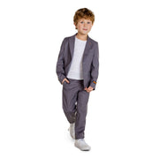 Op deze afbeelding zie je een Kostuums, van het merk Opposuits. Boys Daily Dark Grey Jongen Kostuum