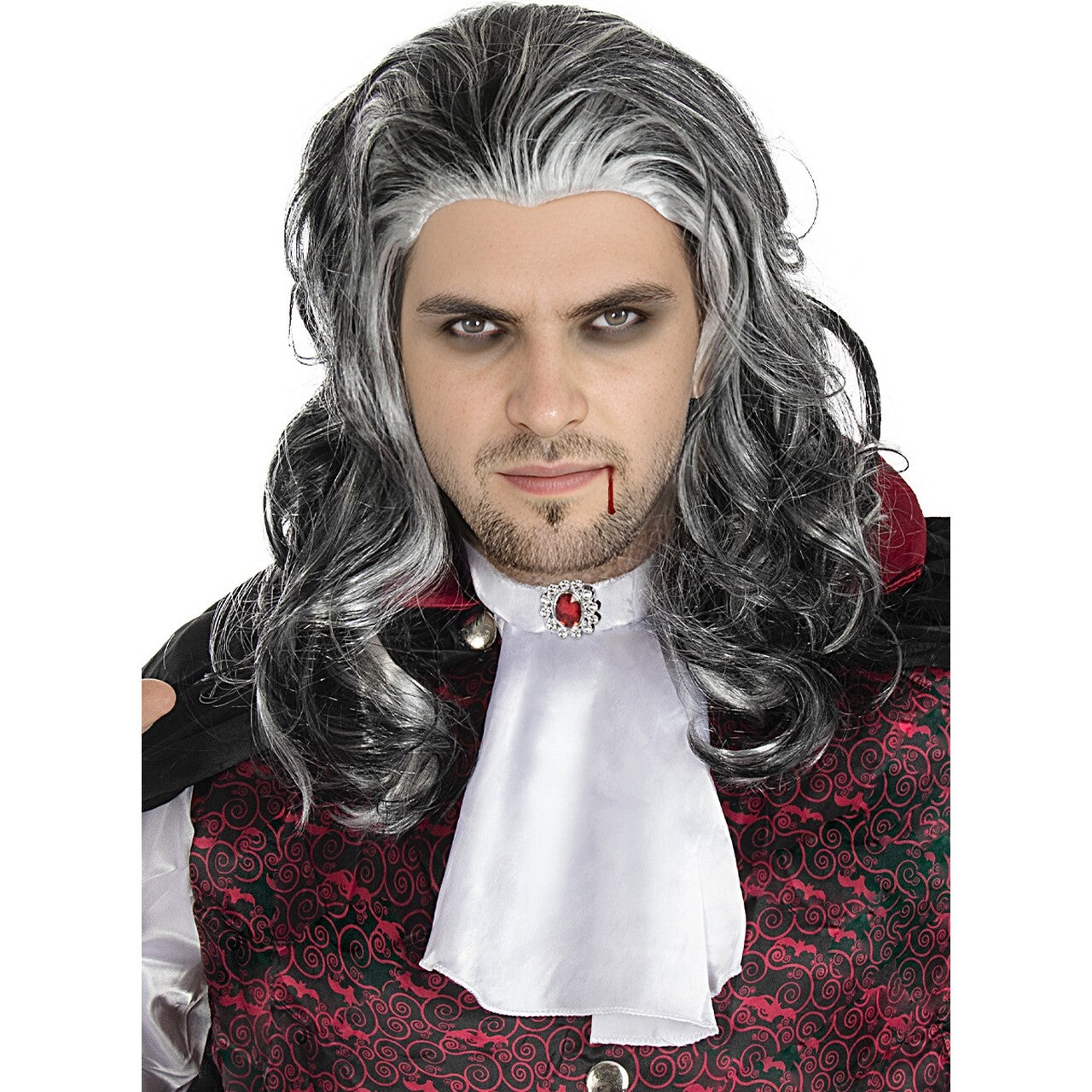 Op deze afbeelding zie je een Accessoires, van het merk Funidelia. Halloween Wig For Men