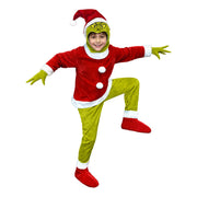 Op deze afbeelding zie je een Kostuums, van het merk Funidelia. The Grinch™ Merry Grinchmas Kind Kostuum
