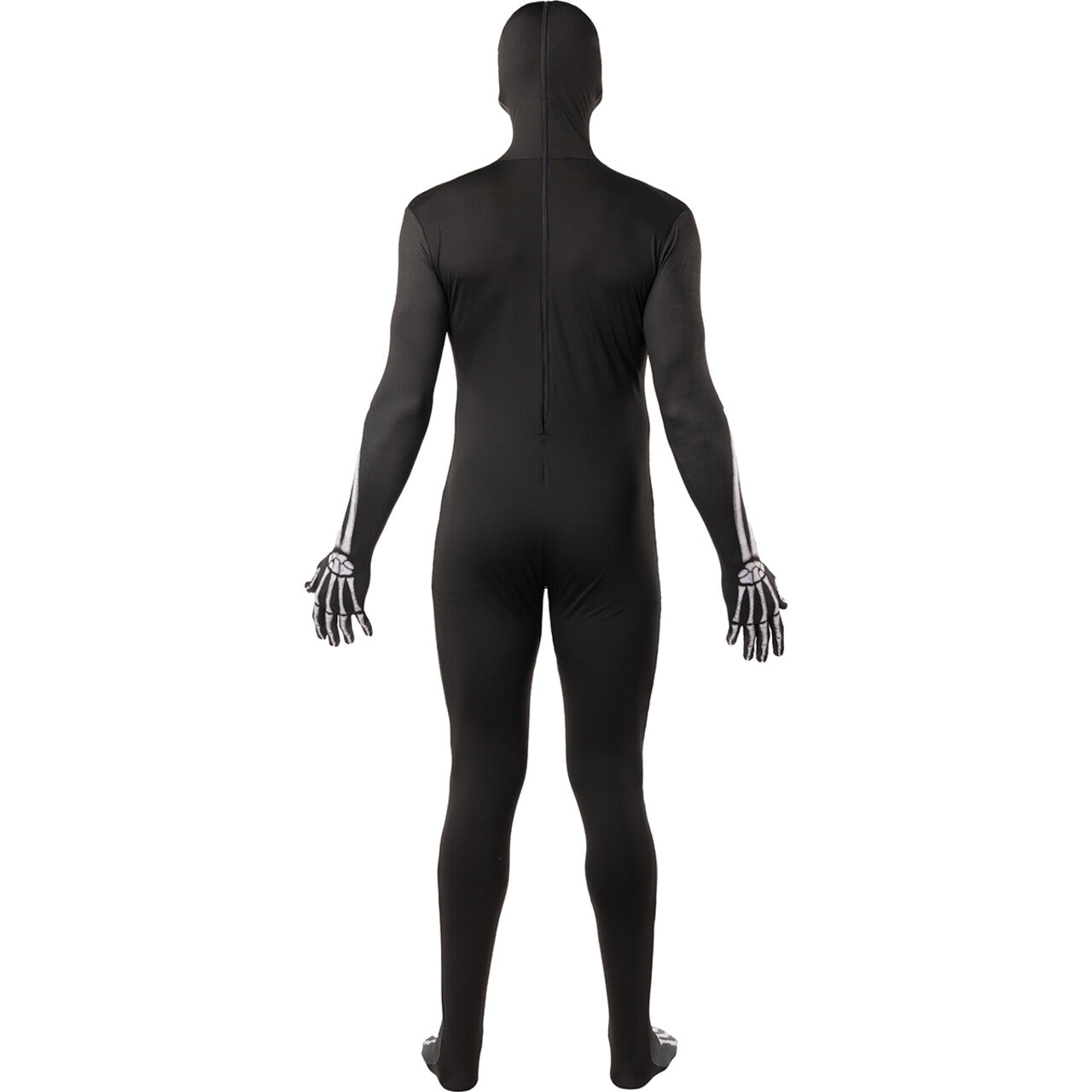 Op deze afbeelding zie je een Kostuums, van het merk Funidelia. Second Skin Skeleton Man Kostuum