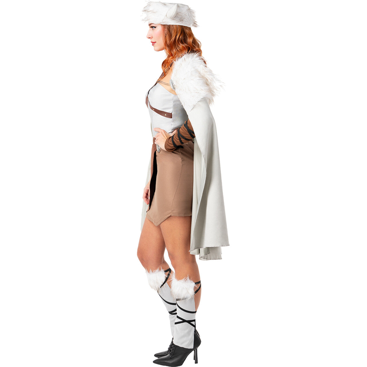 Op deze afbeelding zie je een Kostuums, van het merk Funidelia. Sexy Viking Valkyrie Vrouw Kostuum