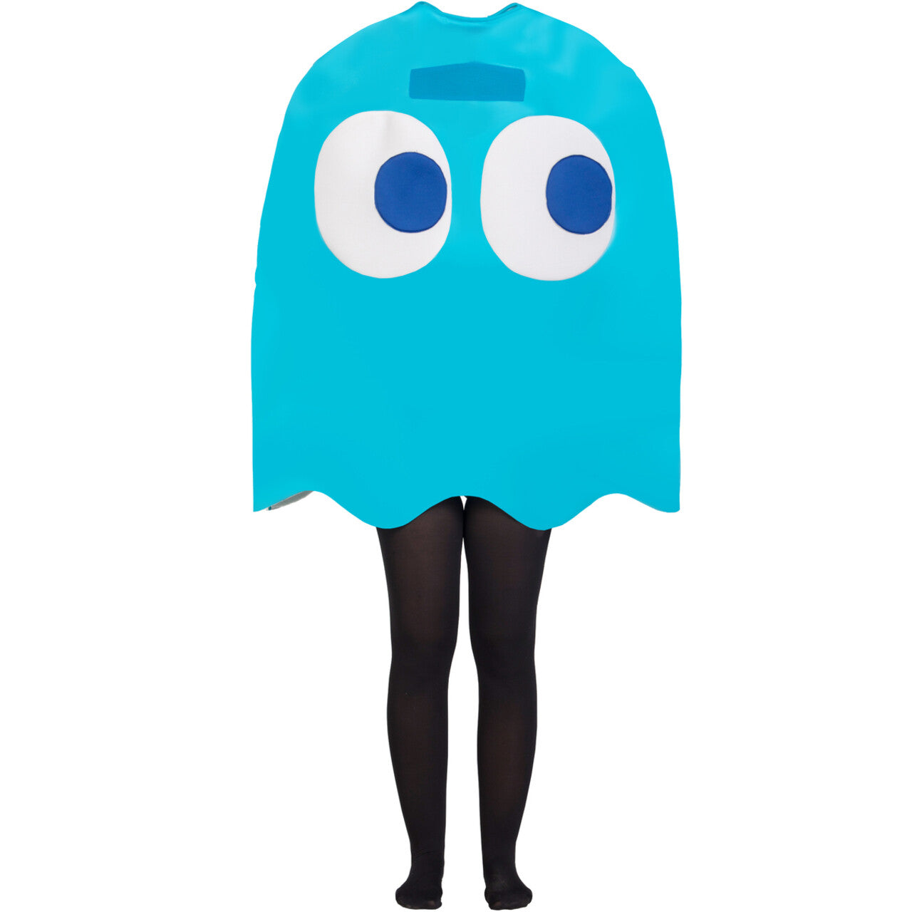 Op deze afbeelding zie je een Kostuums, van het merk Funidelia. Inky Blue Ghost Pacman Kostuum