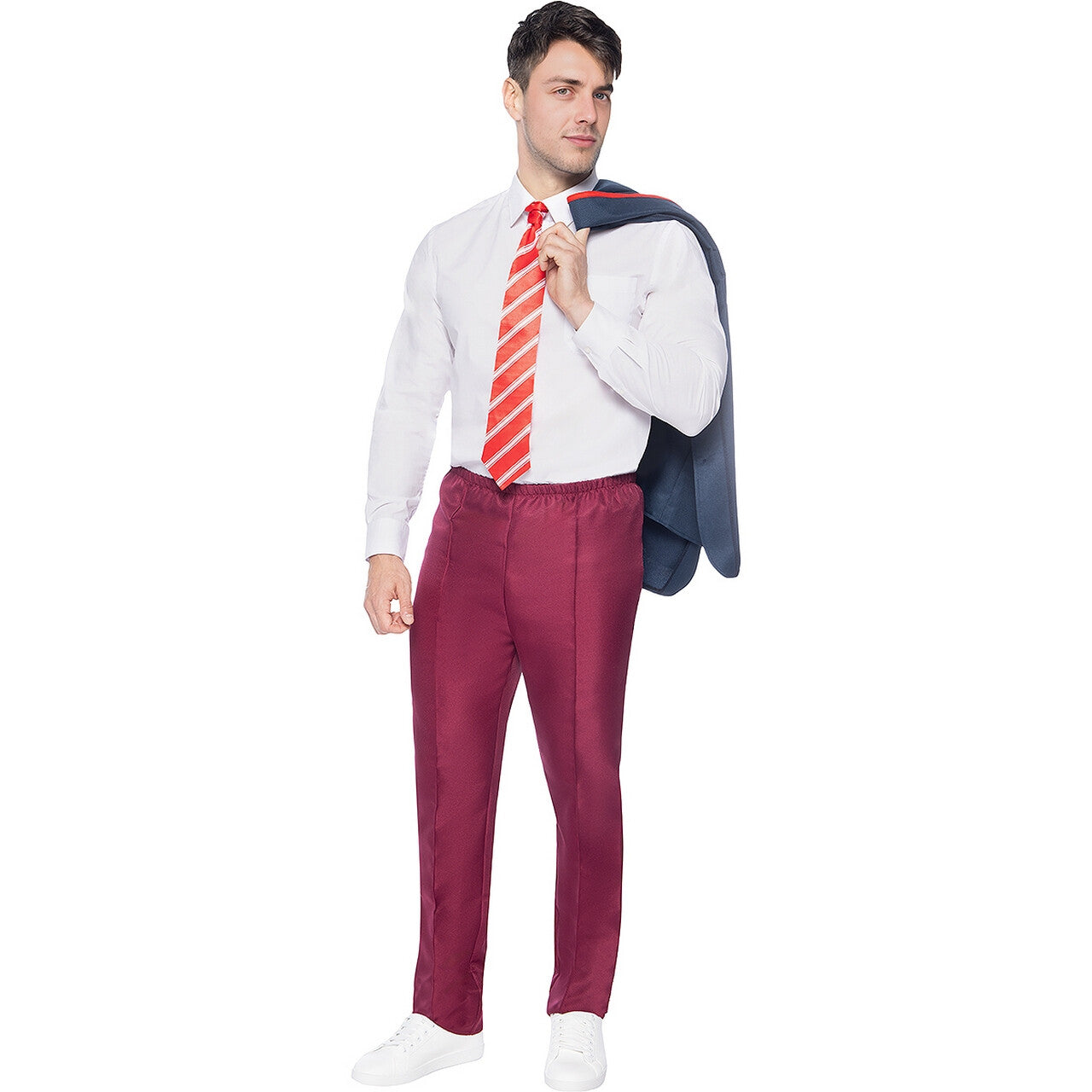 Op deze afbeelding zie je een Kostuums, van het merk Funidelia. Elite Highschool Student Man Kostuum